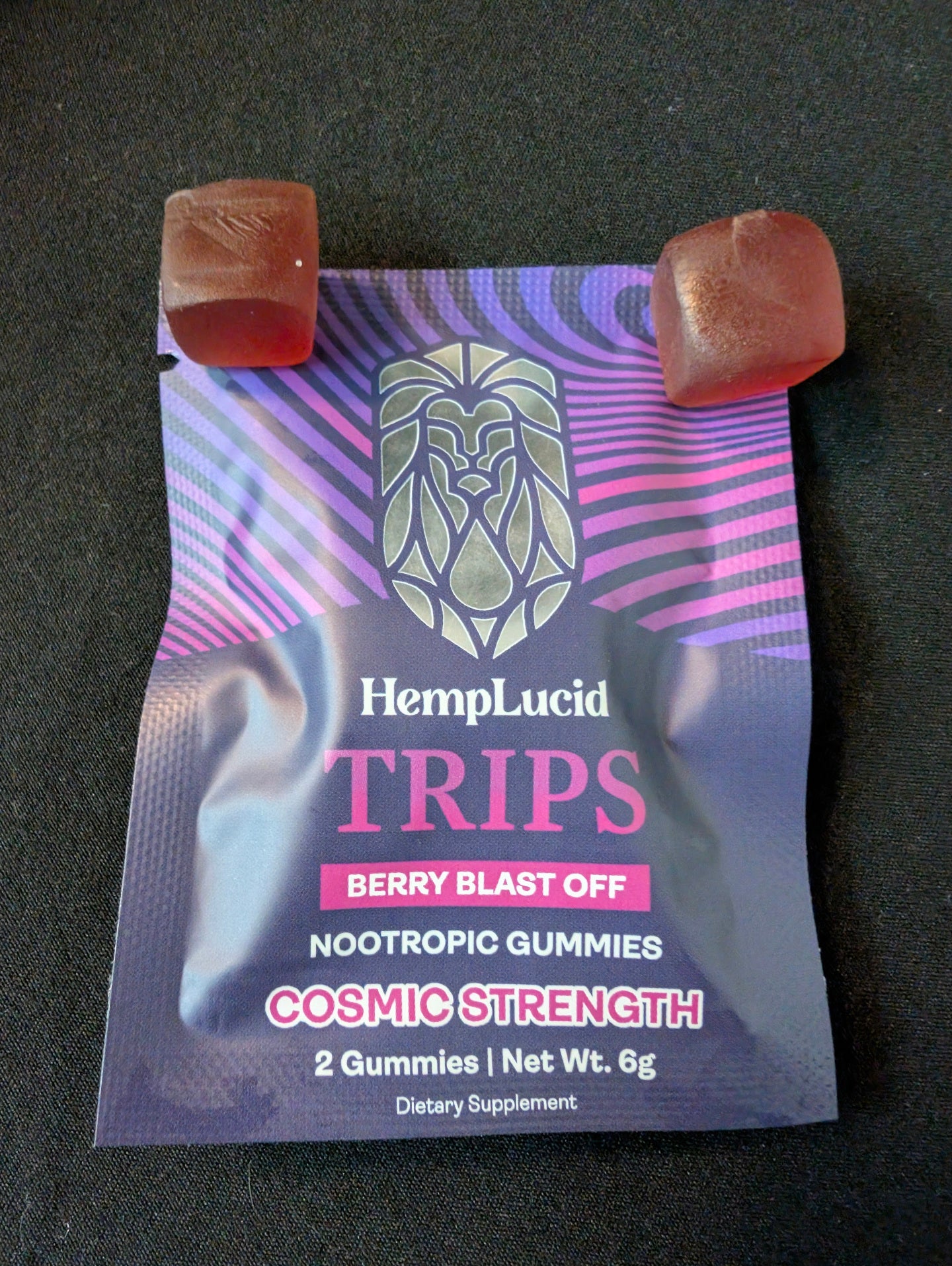 Trips Blue Lotus Nootropic Gummies - Berry Blast Off