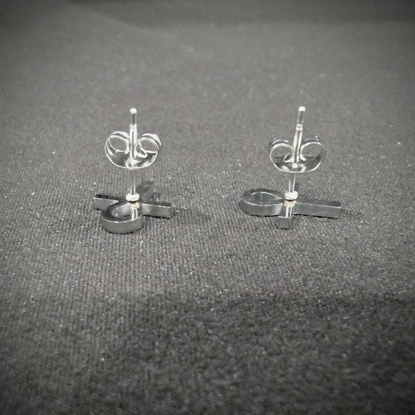 Ankh Earrings - Stainless Steel - Gold, Black, Silver