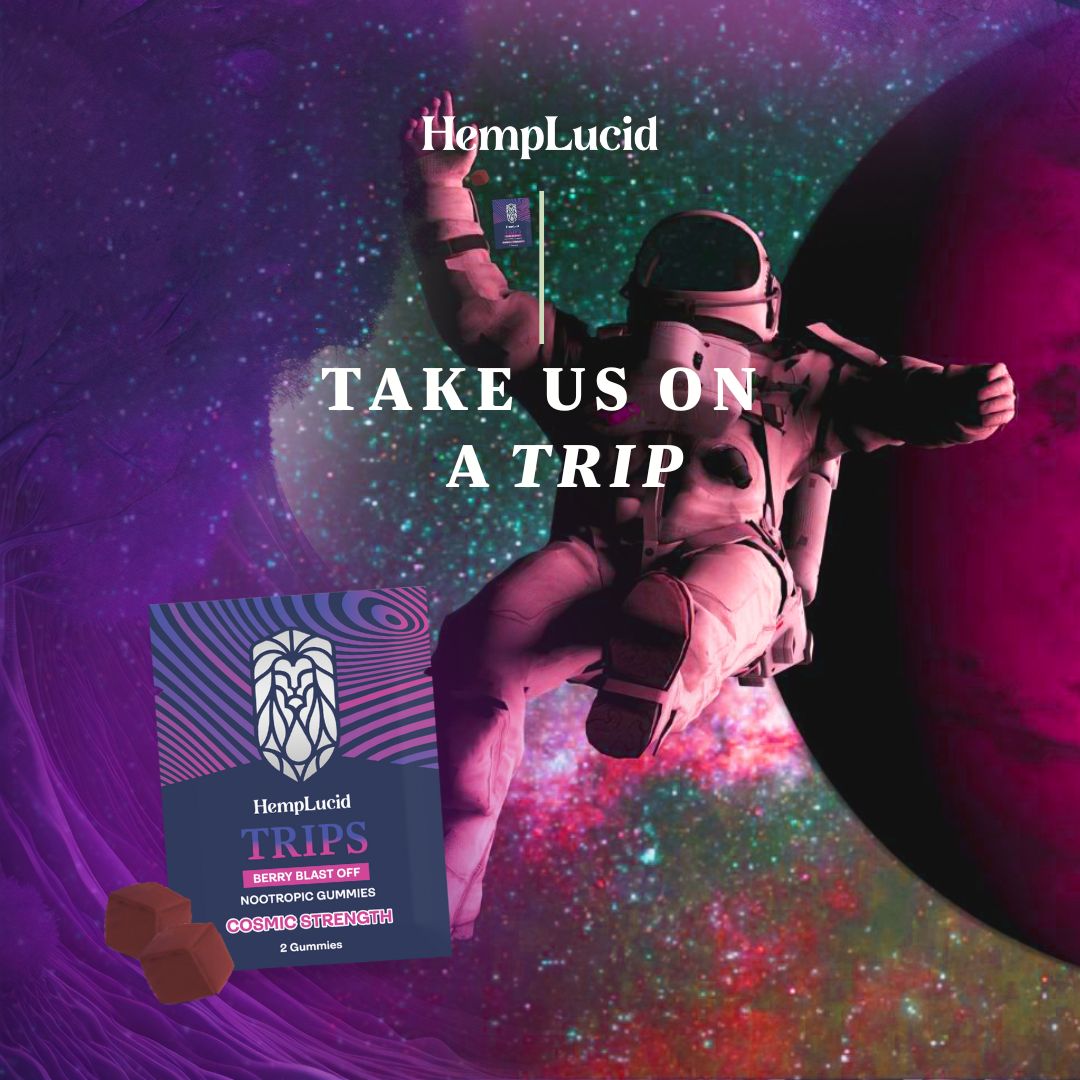 Trips Blue Lotus Nootropic Gummies - Berry Blast Off