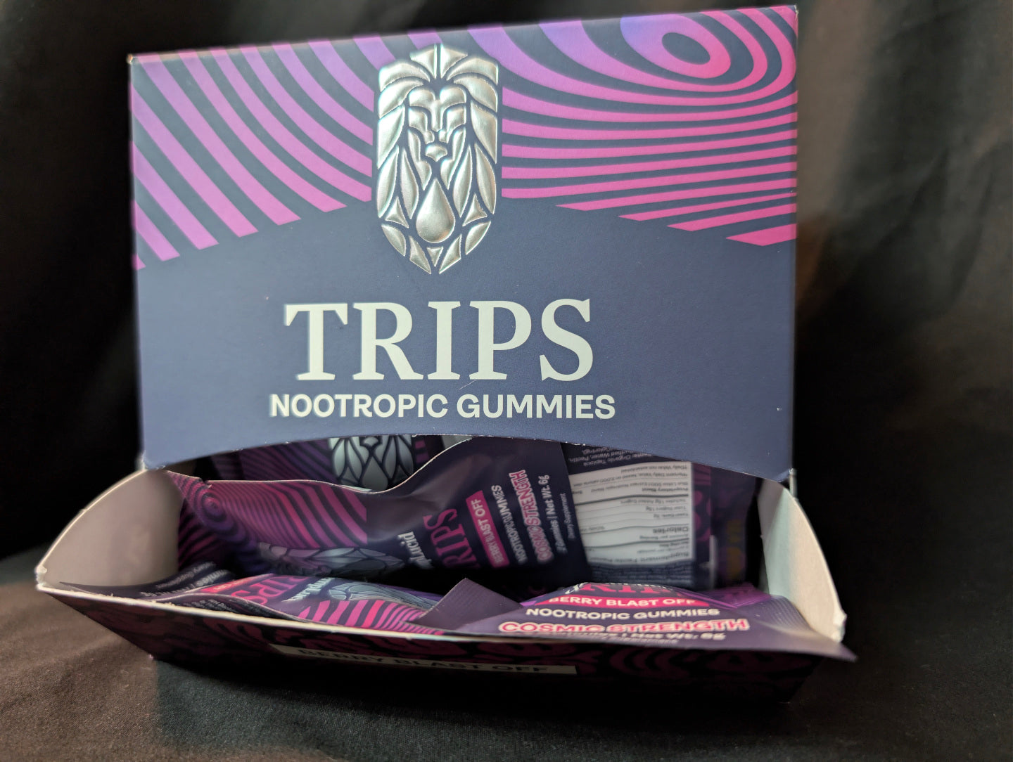 Trips Blue Lotus Nootropic Gummies - Berry Blast Off