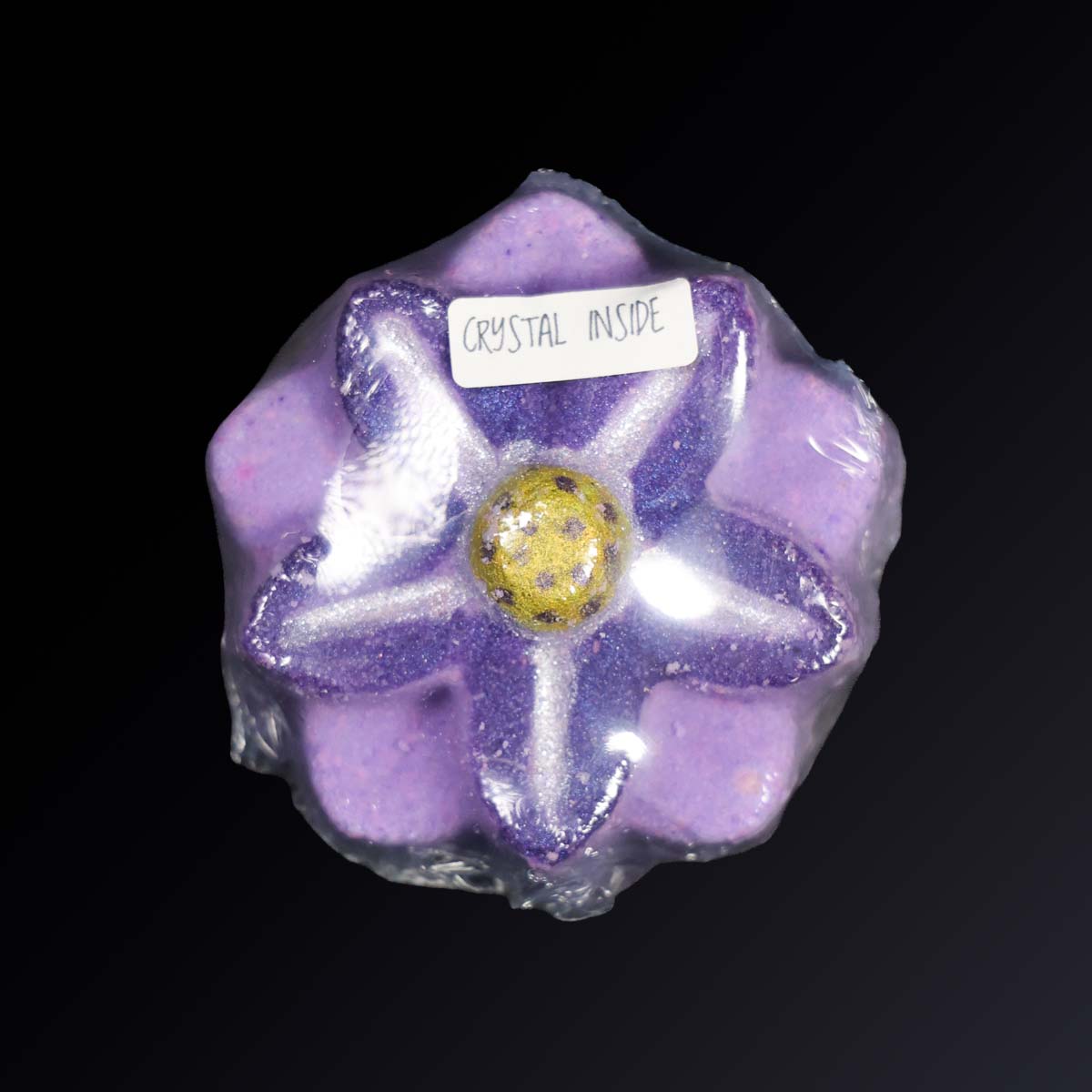 Egyptian Blue Lotus Infused Bath Bombs + Crystal