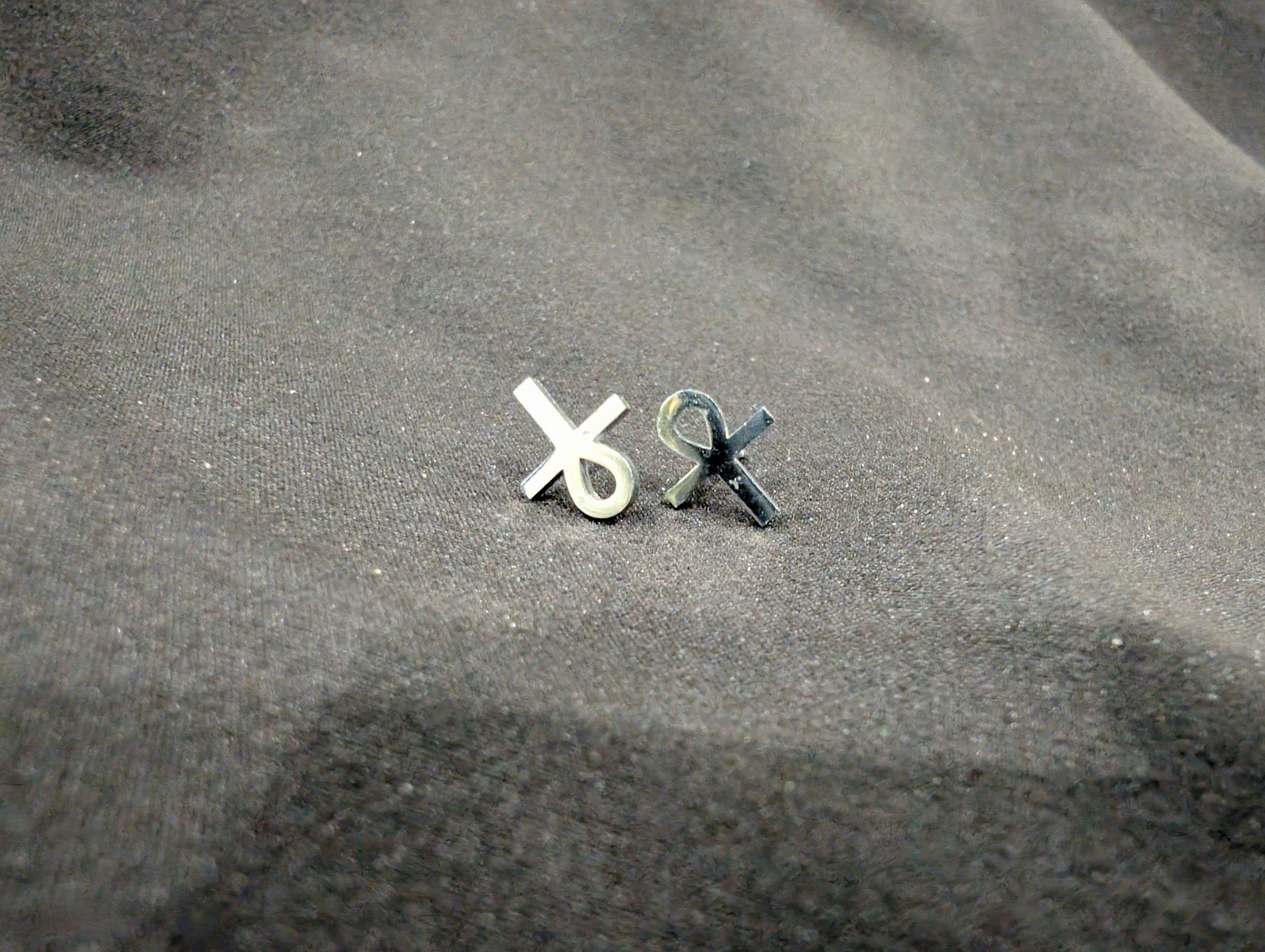 Ankh Earrings - Stainless Steel - Gold, Black, Silver - Image 2