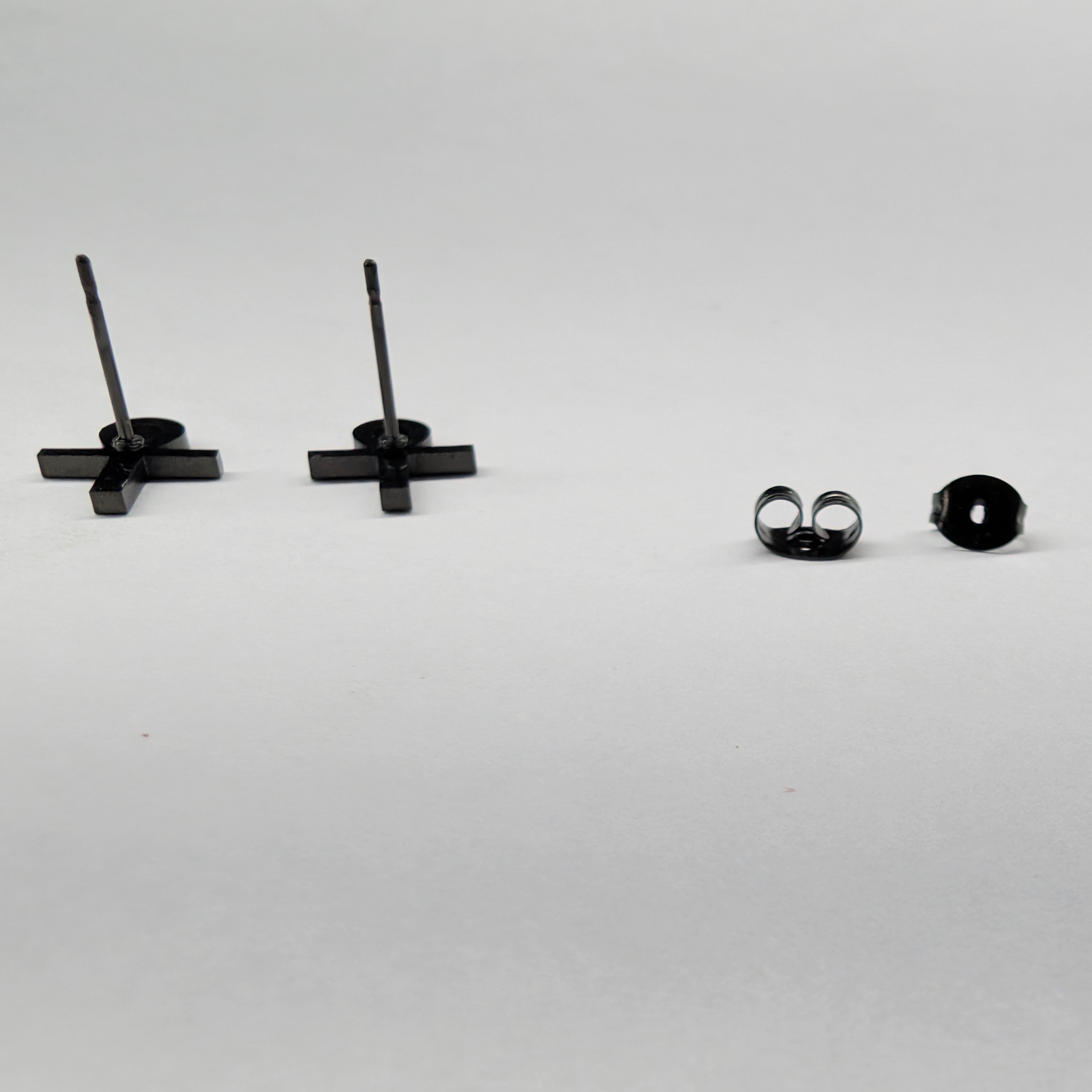 Ankh Earrings - Stainless Steel - Gold, Black, Silver - Image 6